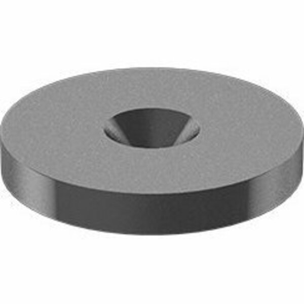 Bsc Preferred Black-Oxide Steel Finishing Countersunk Washer for 1/4 Size 0.281 ID 2.000 OD 82 Deg Countersink 92908A175